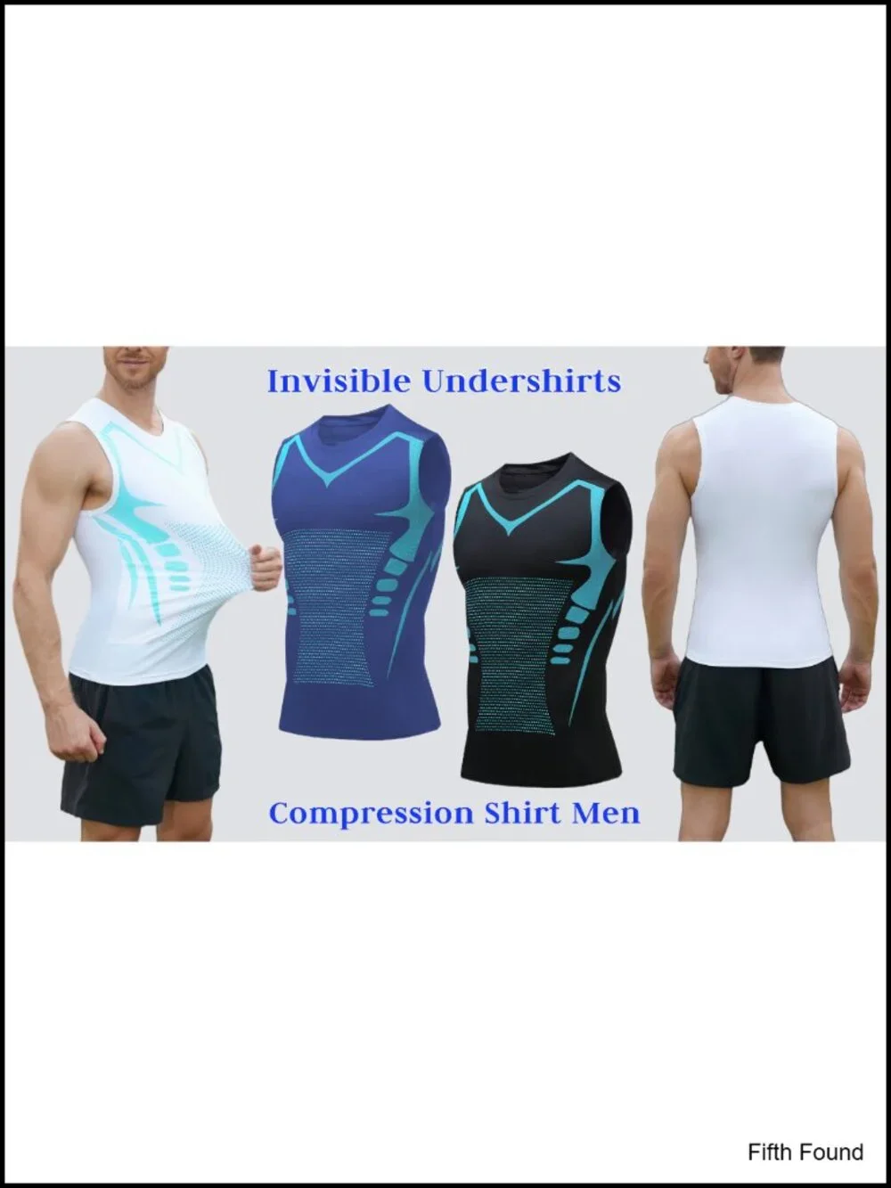 Men's Compression Tank Top Sleeveless Body Shaper Tummy Control
